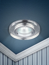 Светильник точечный встраиваемый под лампу DK7 50Вт MR16 GU5.3 хром/зеркальный | C0043735 | ЭРА