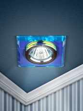 Светильник точечный встраиваемый под лампу DK8 50Вт MR16 хром/перламутр | C0043790 | ЭРА