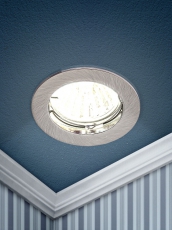 Светильник точечный встраиваемый под лампу KL1 50Вт MR16 хром литой | C0043654 | ЭРА