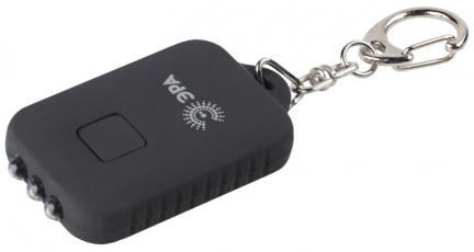 Фонарь брелок 1хLED аккумулятор Li-ion с солнечной батареей B27 пластик | C0030363 | ЭРА