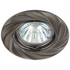 Светильник светодиодный встраиваемый KL62 SB литой MR1612V/220V 50W бронза | Б0021509 | ЭРА