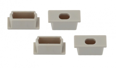 Набор заглушек для профиля CAB262, 1506-3B 4 сквозные | Б0039439 | ЭРА