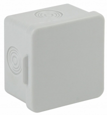 Коробка распределительная о/у 65х65х50мм без гермовводов 4 вх. IP54 KOR-65-65-50-4 | Б0037444 | ЭРА