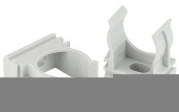 ЭРА Крепеж-клипса (cерый) для трубы d 40мм (30/420/10080) | Б0039111 | ЭРА