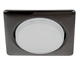 Светильник встраиваемый точечный под лампу GX53 KL71 BK /1 (к) квадр., 220V, 13W, черный металл | Б0048957 | ЭРА