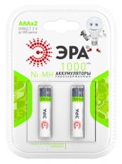 Аккумулятор HR03-2BL 1000mAh (20/240/7680) (AAA) | C0038455 | ЭРА