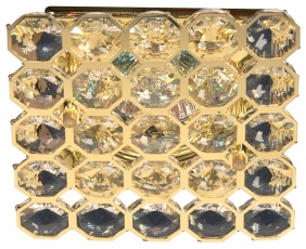 Светильник точечный декоративный DK35 GD/WH 