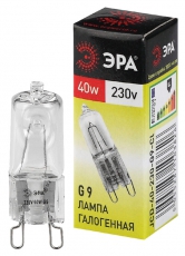 Лампа галогенная прозрачная 40Вт 220В G9 JCD | C0027378 | ЭРА
