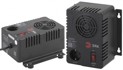 СНК-1000-У ЭРА Стабилизатор напр. компакт, универс., 160-260В/220В, 1000ВА | Б0031064 | ЭРА
