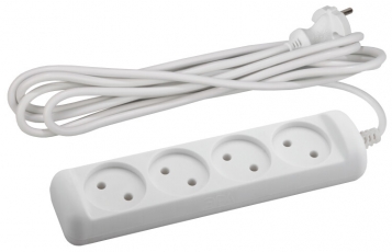Удлинитель 4 гнезда 5м U-4-5m б/з U-4-5m ПВС | Б0028363 | ЭРА
