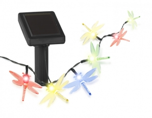 Cветильник садовый декоративный SL-PL550-DGF20 на солнечной батарее, пластик, прозрачный, длина 550 см | Б0018800 | ЭРА