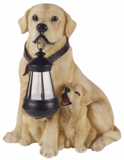 Cветильник садовый декоративный SL-RSN31-DOG на солнечной батарее, полистоун, цветной, 31 см (4/24) | Б0007521 | ЭРА