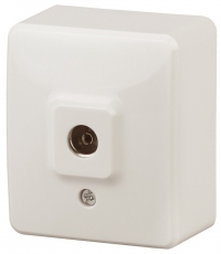 Розетка TV 11-3201-02 одиночная, ОУ, Эксперт, сл.кость (16/160/3200) |Б0020725 | ЭРА