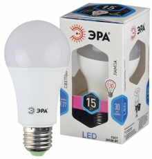 Лампа светодиодная LED 15Вт Е27 4000К СТАНДАРТ smd A60-15W-840-E27 | Б0033183 | ЭРА