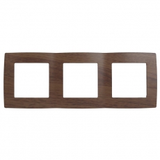 Рамка на 3 поста 12-5003-10 , венге (15/150/2400) |Б0014770 | ЭРА