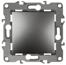 Выключатель 12-1101-12 10АХ-250В, графит (10/100/2500) |Б0019276 | ЭРА