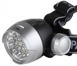 Фонарь налобный G25 25xLED Extra, 3хААА, блистер | C0020615 | ЭРА