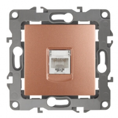 Розетка информационная 12-3107-14 RJ45, медь (10/100/2500) |Б0019352 | ЭРА