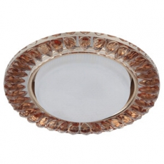 Светильник точечный встраиваемый под лампу DK87 13Вт GX53 золото/чай | Б0020575 | ЭРА