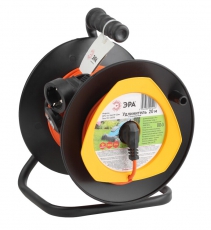 Удлинитель силовой ЭРА RPx-1e-3х0.75-20m на п. катушке c/з 1 гн 20м ПВС 3х0.75 | Б0043045 | ЭРА