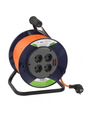 Удлинитель силовой ЭРА RPx-4es-3x1.5-40m на п. катушке c/з 4 гн 40м ПВС 3х1.5 | Б0046836 | ЭРА