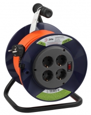 Удлинитель силовой ЭРА RPx-4es-3х1.0-30m на п. катушке c/з 4 гн 30м ПВС 3х1 | Б0046847 | ЭРА