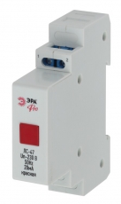 Лампа сигнальная ЛС-47 (красная) на DIN-рейку NO-902-179 ЭРА Pro | Б0037059 | ЭРА