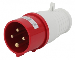 Вилка переносная 014 3Р+РЕ 16А 380В IP44 | Б0032850 | ЭРА