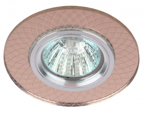 Светильник точечный встраиваемый DK LD43 TEA 3D декор cо светодиодной подсветкой MR16, чай | Б0037352 | ЭРА