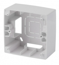 12-6101-01 ЭРА Коробка наклад. монтажа 1 пост, Эра12, белый | Б0043160 | ЭРА