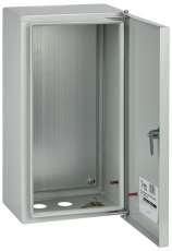 Корпус металлический навесной ЭРА Корпус металлич. ЭРА SIMPLE Щит с монтажной панелью ЩМП-01 IP31 (410х220х165) | Б0041652 | ЭРА