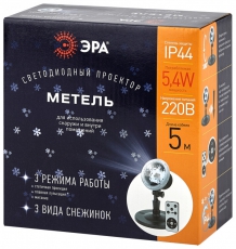 Проектор светодиодный Метель, ENIOP-09 , IP44, 220В (16/288) | Б0047980 | ЭРА