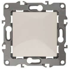 12-1111-02 Кнопка, 10АХ-250В, 12, слоновая кость (10/100/2500) | Б0047831 | ЭРА