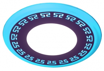 Светильник точечный декоративный DK LED 12-6 BL светодиодный круглый 