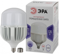 Лампа светодиодная промышленная LED POWER T160-120W-6500-E27/E40 E27/E40 120Вт колокол | Б0051794 | ЭРА