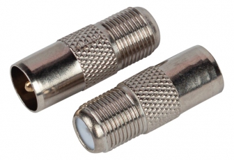 Переходник R-A01 гнездо F-штекер TV | Б0048287 | ЭРА