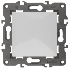 14-1111-01 Кнопка, 10АХ-250В, Elegance, белый (10/100/2500) | Б0047862 | ЭРА