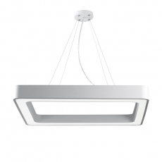 Светильник светодиодный Geometria Quadro SPO-161-W-40K-060 60Вт 4000К 5500Лм IP40 600*600*80 белый подвесной | Б0050582 | ЭРА