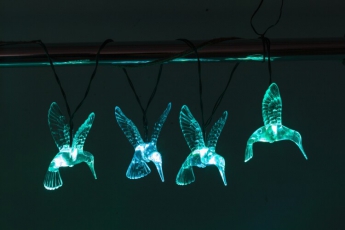 Садовая гирлянда ERASF22-26 Колибри на солнечной батарее 3.8 метра | Б0053366 | ЭРА