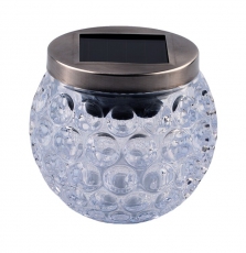 Светильник садовый уличный ERASF22-31 Хрустальный шар на солнечных батареях 10 см | Б0053378 | ЭРА