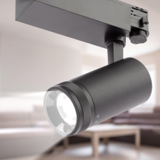 Светильник светодиодный трековый трехфазный STR-30-99-40K-B20 регулируемый луч 4000K черный | Б0049790 | ЭРА