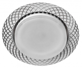 Светильник встраиваемый точечный под лампу GX53 KL 76 AL/WH Gx53,220V, 13W, белый | Б0032155 | ЭРА