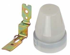 Фотореле DF 302 серый, макс. нагрузка 2200 ВА IP44 (100/1800) | Б0043805 | ЭРА