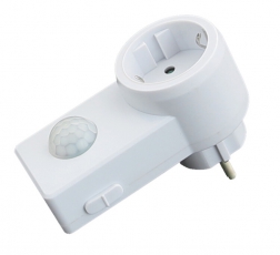 Датчик движения MD 022 розеточный ДДР-01 1200Вт, 10-420с, 2-9м, 3+лк, 120гр, | Б0043799 | ЭРА