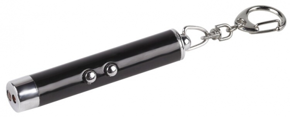 Фонарь брелок 1хLED 1хLR41 BB-602 Лазерная указка, алюминий, батареи в комплекте | Б0030182 | ЭРА