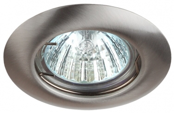 Светильник точечный встраиваемый под лампу ST3 50Вт MR16 сатин никель штампованный | C0043803 | ЭРА