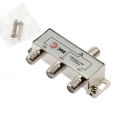 D-F-02 ДЕЛИТЕЛЬ ТВ х 3под F разъём 5-1000 МГц (10/200/7200) | Б0048318 | ЭРА