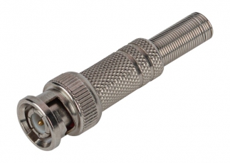 Разъем R-BNC01 штекер BNC под винт с пружиной металл | Б0048312 | ЭРА