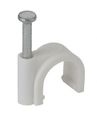 ЭРА Скоба 4мм круглая пластиковая (50шт) (600/12000) | Б0038889 | ЭРА