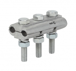 Зажим плашечный ПС-2-1 (9,1-12,0 мм2) 2 болта (6/30/1440) | Б0038781 | ЭРА